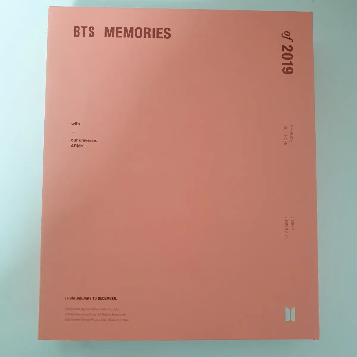 방탄소년단 2019 메모리즈